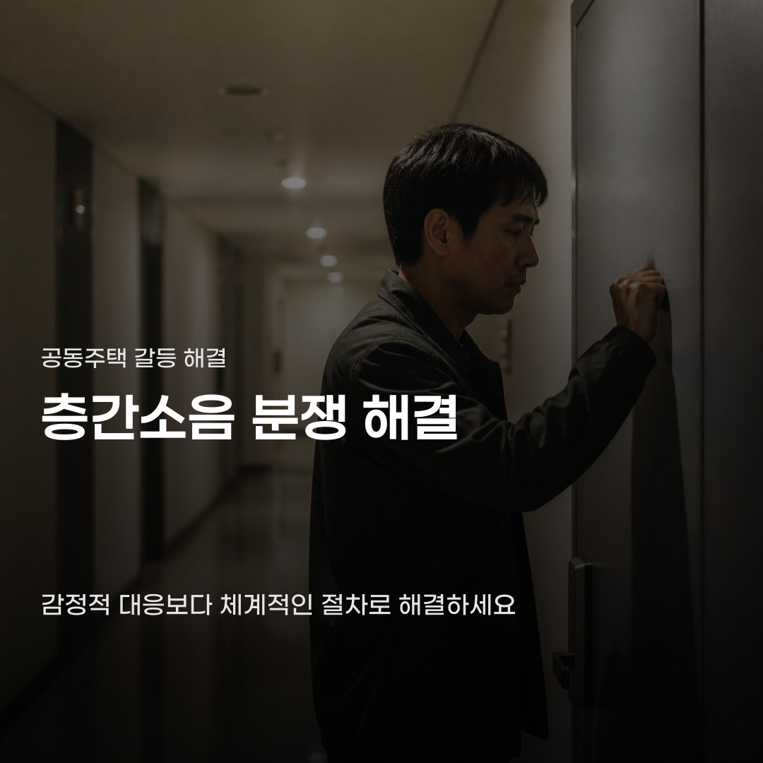 층간소음 이웃 분쟁 예방하려다 갈등이 커지는 경우