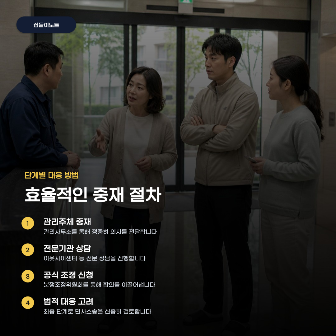 층간소음 이웃 분쟁 예방하려다 갈등이 커지는 경우