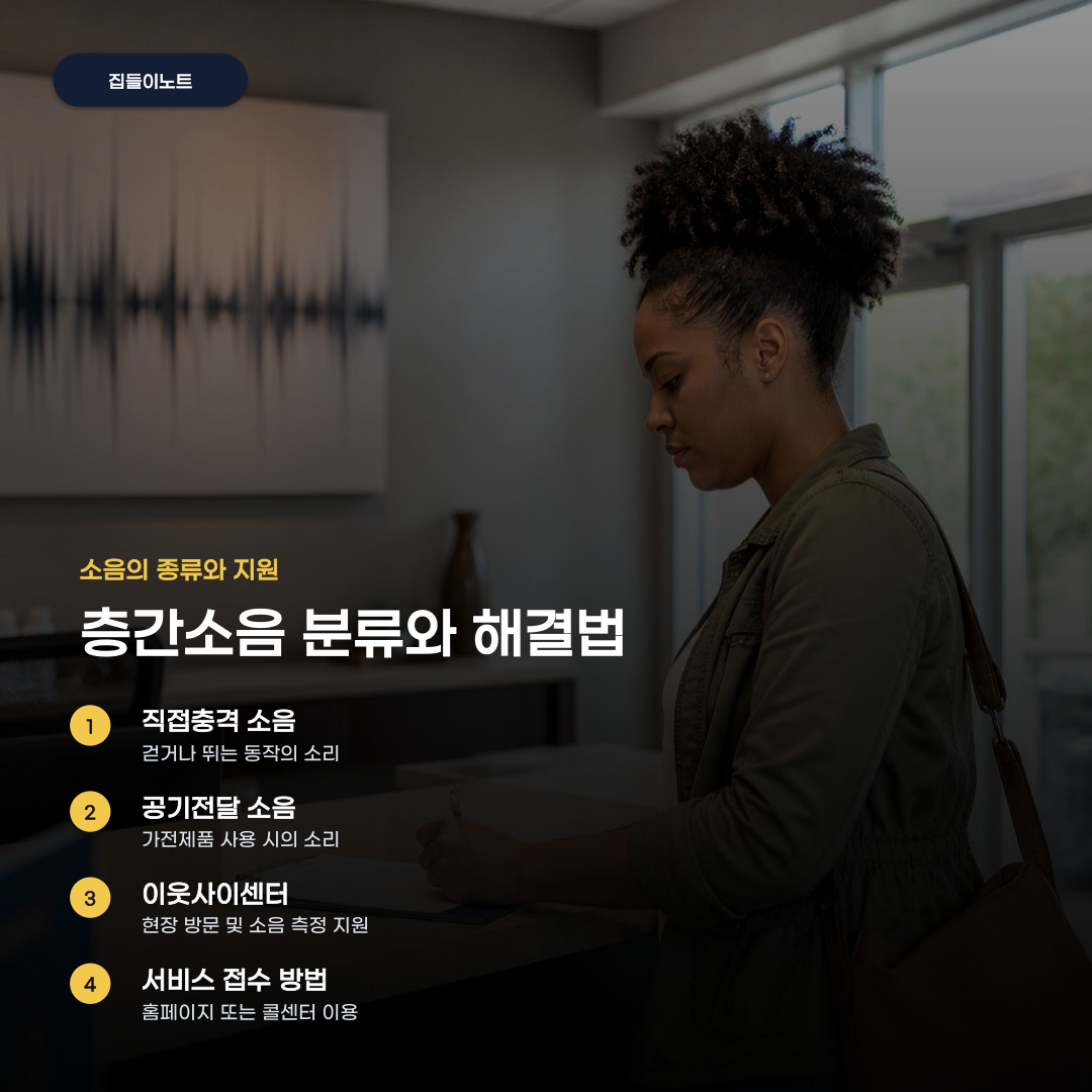 층간소음 및 생활쓰레기 민원 접수부터 전문 상담 서비스 이용까지 절차