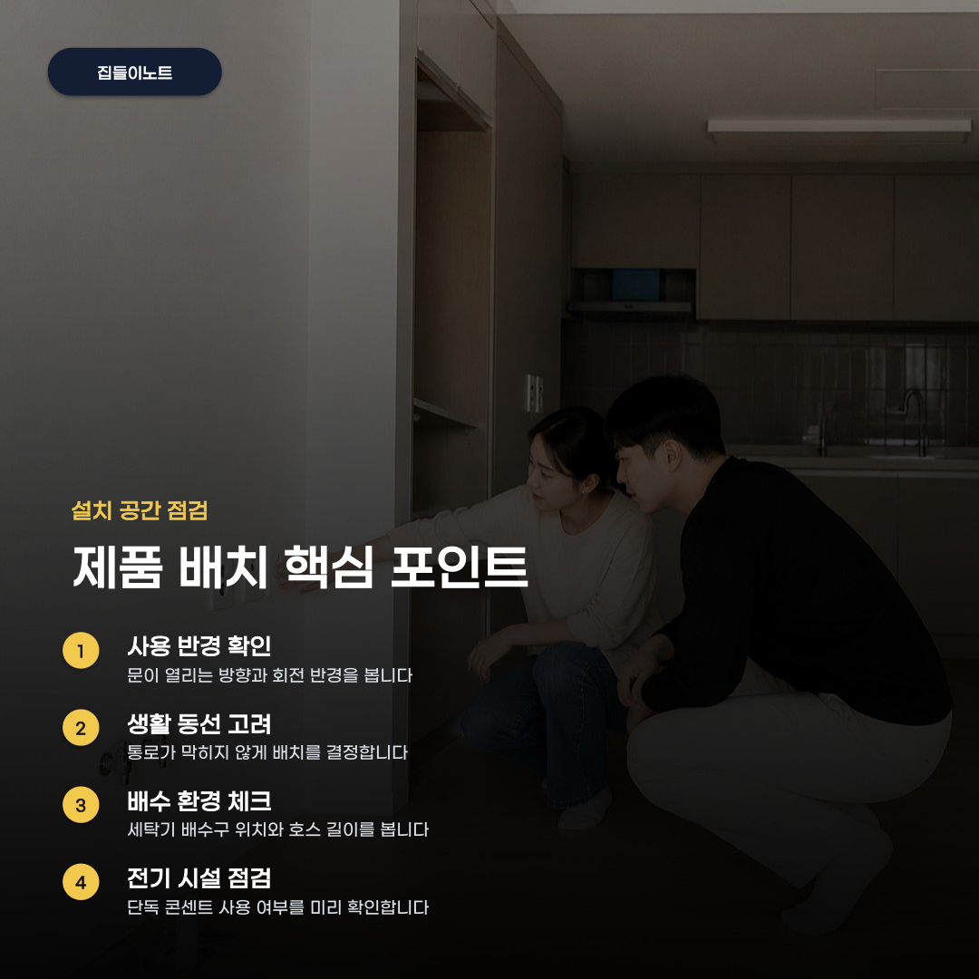 입주 이사 가전 제품 들여놓기 전 꼭 챙겨야 할 체크리스트