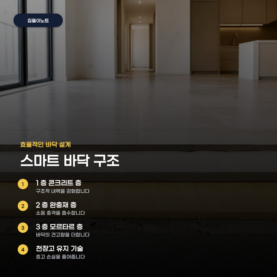 아파트 리모델링 단열 층간소음 해결을 돕는 기술의 차이
