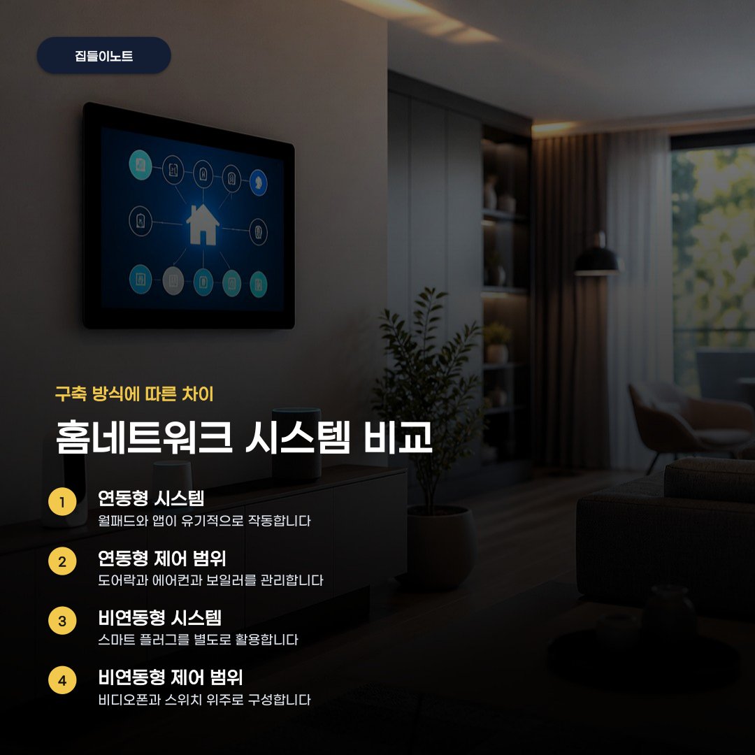 아파트 스마트홈 앱 기능 연동 범위와 제어 방식 기준