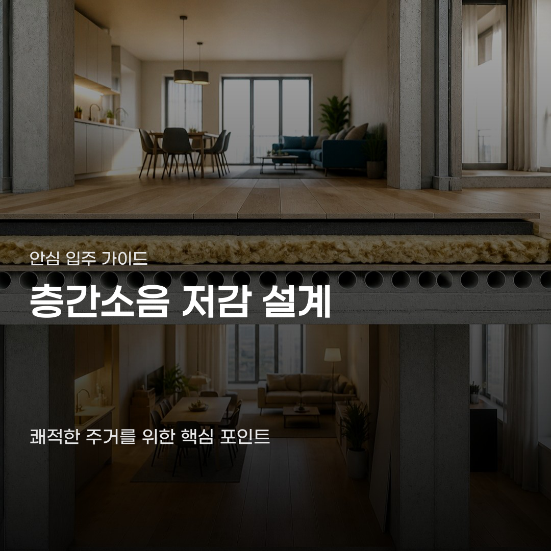 층간소음 저감 설계 기준 꼼꼼히 따져보고 입주 준비하기