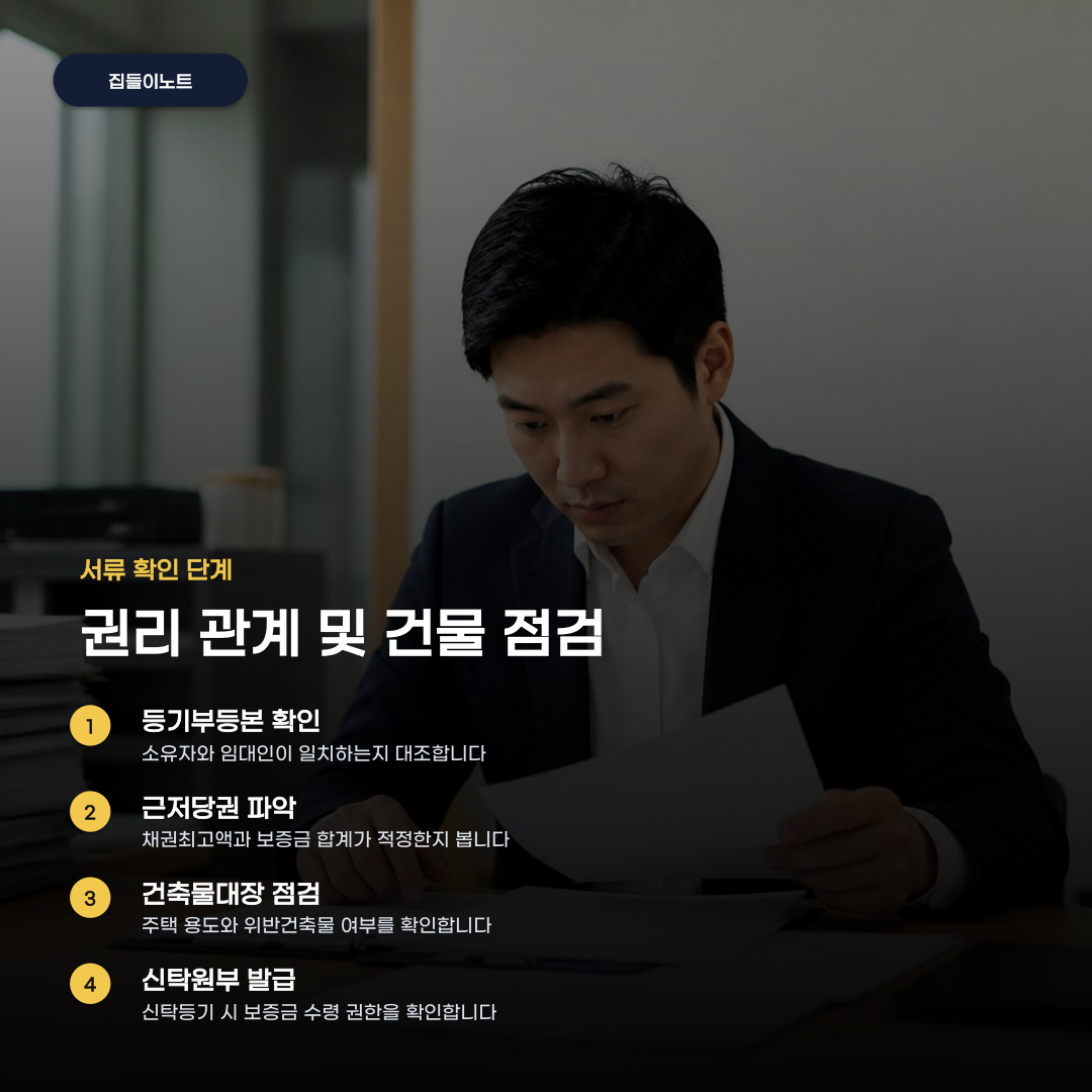 전세 계약 체크리스트, 확인해야 할 서류와 절차에 따라 달라집니다