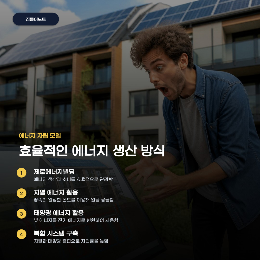 친환경 주거단지 관리비 절감, 확인해야 할 요소 4가지